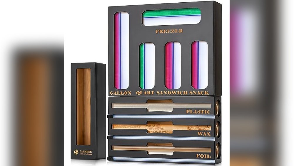 Minimalist Modern Kitchen Setup Ideas with Calmbee 9-in-1 Bamboo Organizer