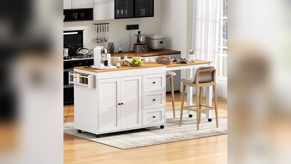 Small Kitchen Setup Ideas Without Renovation Using LERIZER Mobile Kitchen Cart